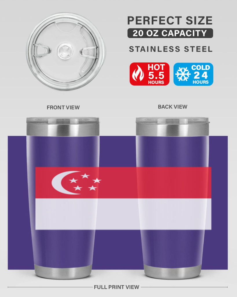 Singapore 41#- world flags- Tumbler