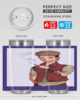 Smoker street boy 61#- anime- Tumbler