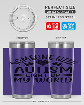 Some one with Style 50#- autism- Tumbler