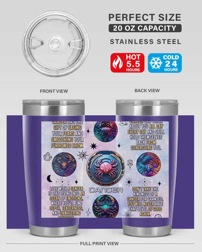 StraightCancer 470#- zodiac- Tumbler