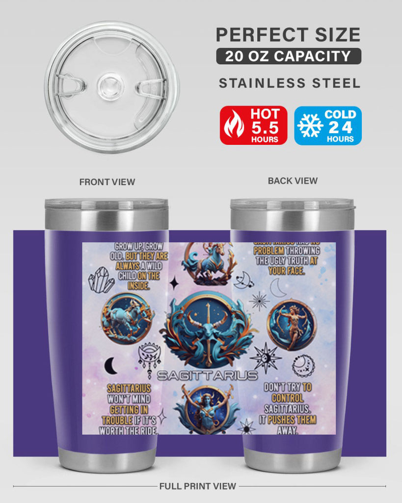 StraightSaggitarius 476#- zodiac- Tumbler