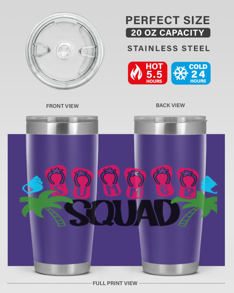 Summer Squad Style 22#- summer- Tumbler