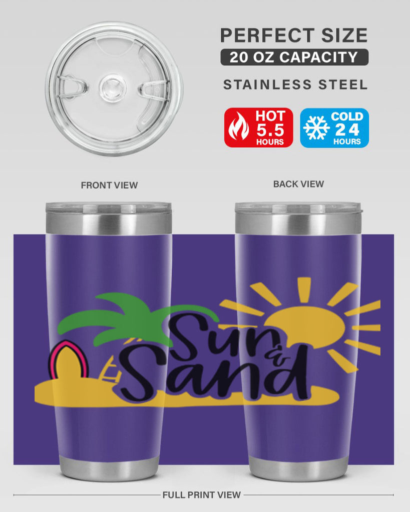 Sun Sand Style 17#- summer- Tumbler