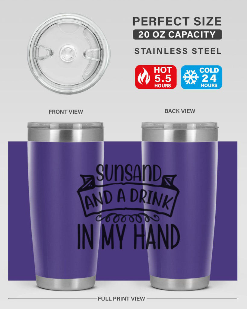 Sunsandandadrinkin 483#- zodiac- Tumbler