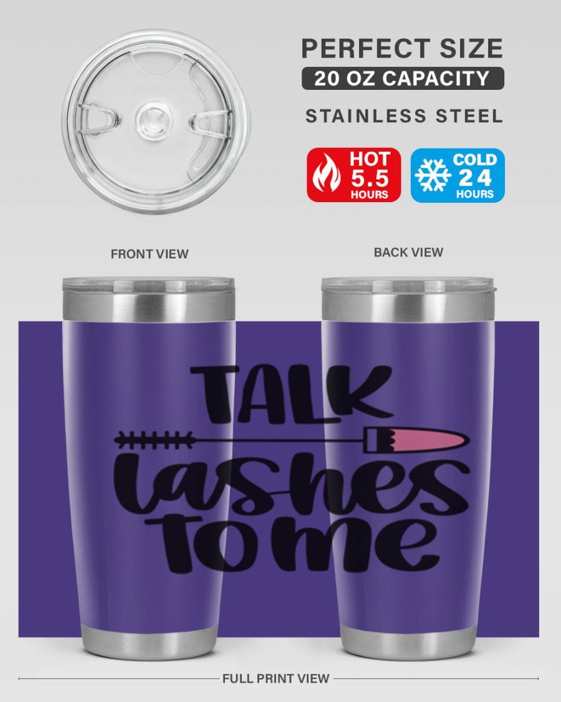 Talk Lashes To Me Style 16#- make up- Tumbler