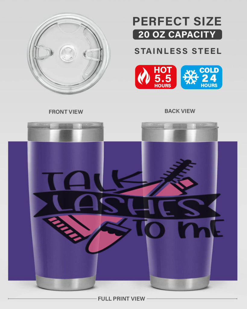 Talk Lashes To Me Style 17#- make up- Tumbler