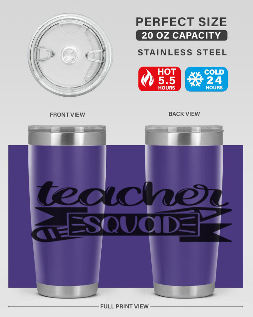 Teacher Squad Style 48#- teacher- tumbler