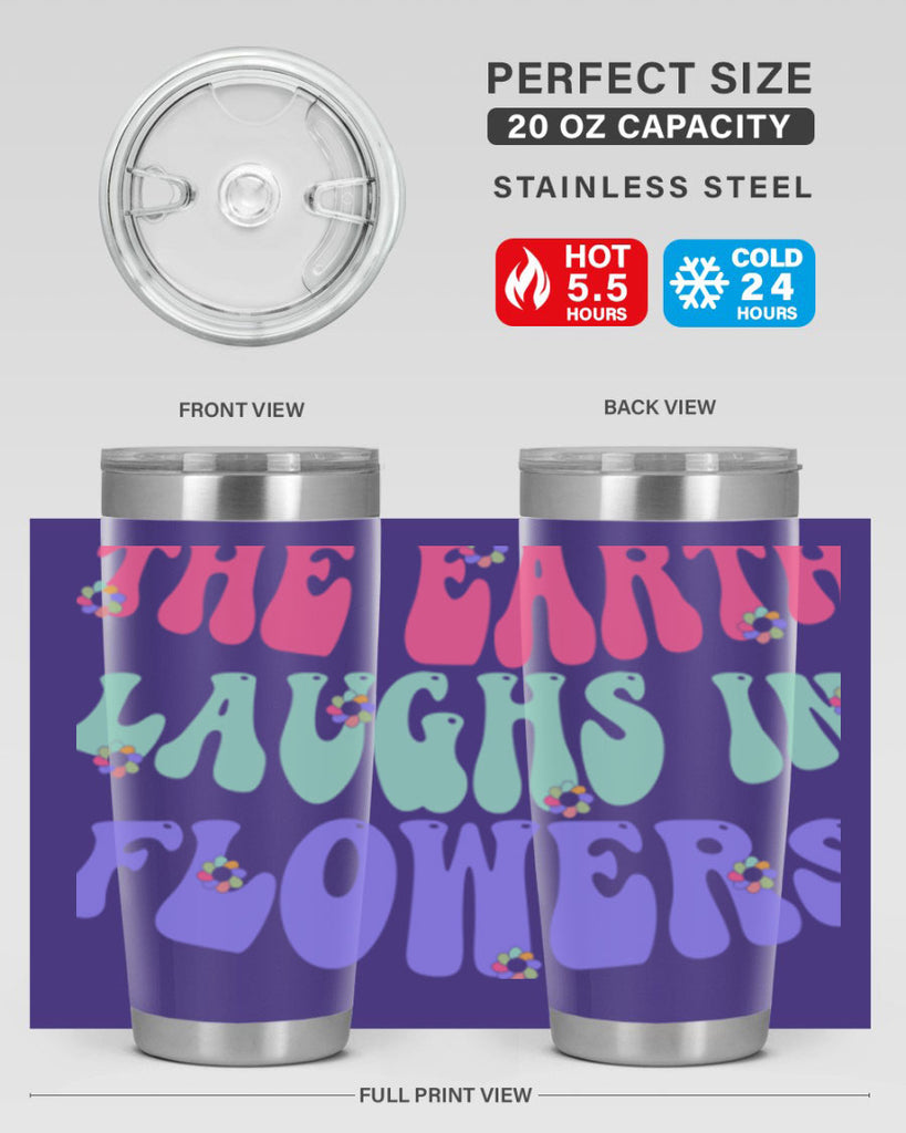 The earth laughs in flowers 532#- spring- Tumbler