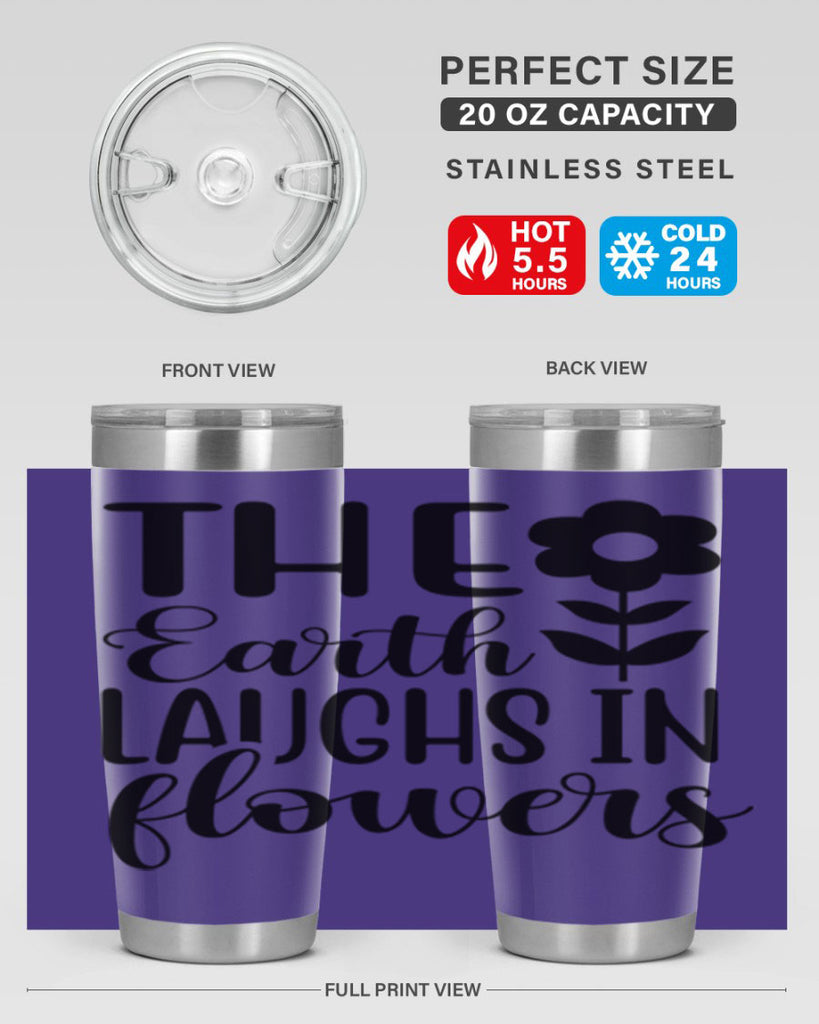 The earth laughs in flowers 548#- spring- Tumbler