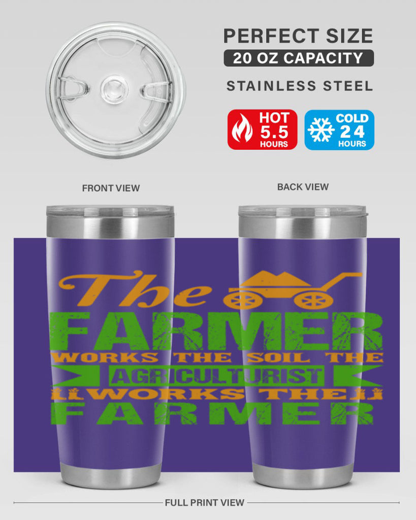 The farmers work the soil 33#- farming and gardening- Tumbler