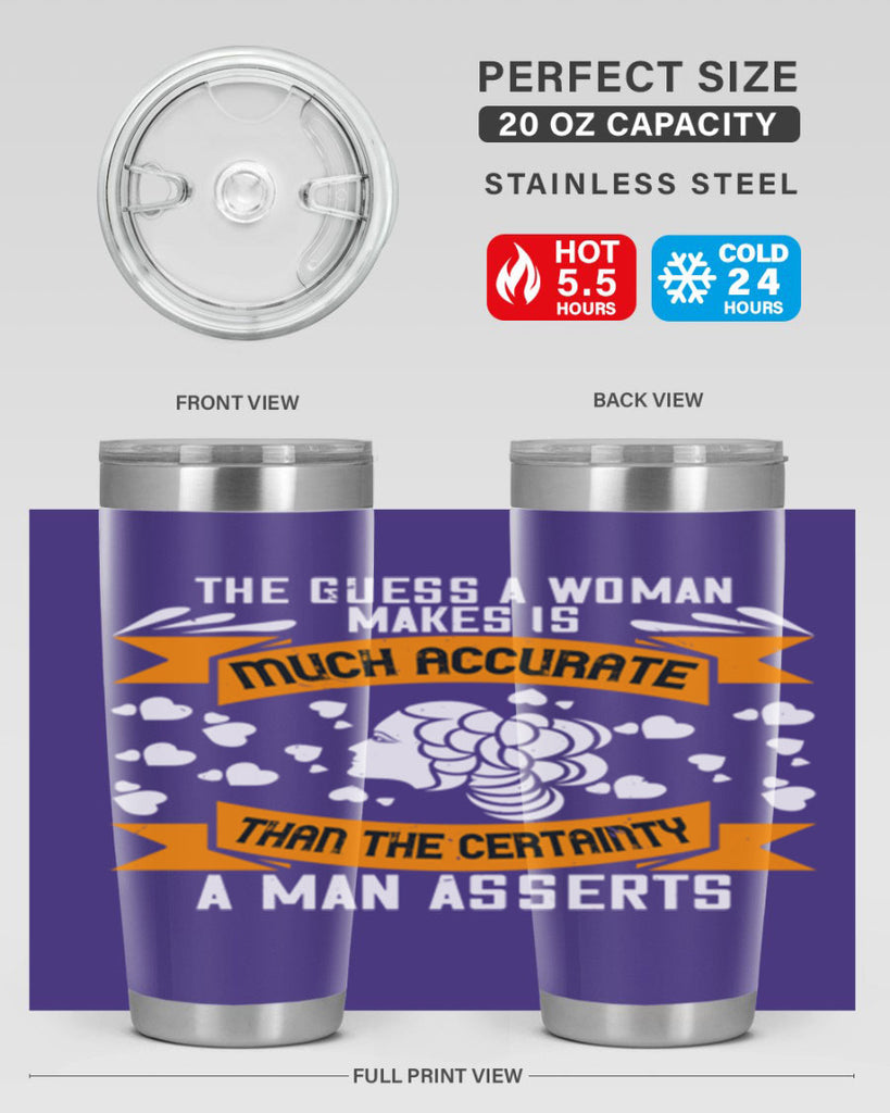 The guess a woman makes is much accurate Style 31#- womens day- Tumbler