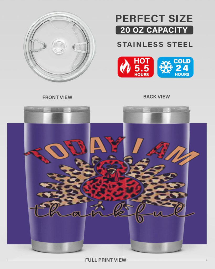 Today i am thankful 621#- fall- Tumbler