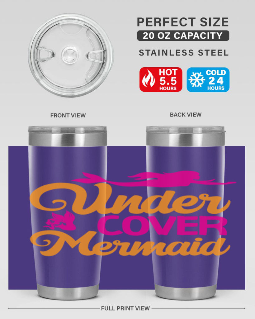 Under Cover Mermaid 638#- mermaid- Tumbler