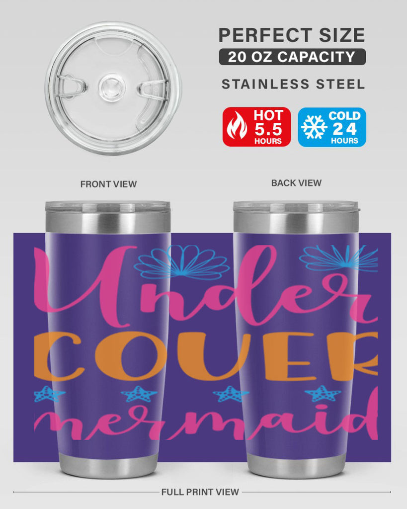 Under Cover Mermaid Design 653#- mermaid- Tumbler