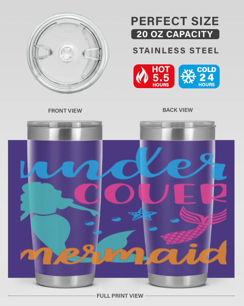 Under Cover Mermaid Design 654#- mermaid- Tumbler