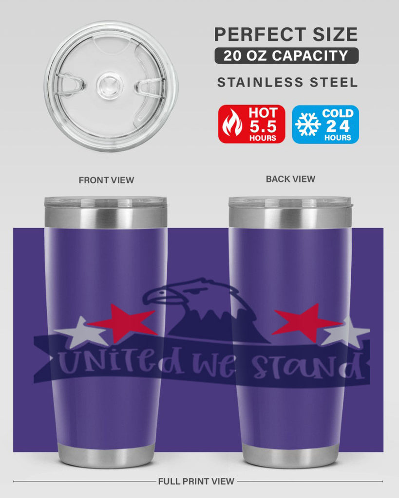 United We Stand Style 178#- Fourt Of July- Tumbler