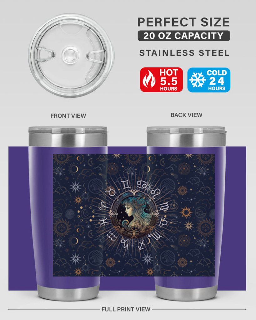 Virgo Straight 529#- zodiac- Tumbler