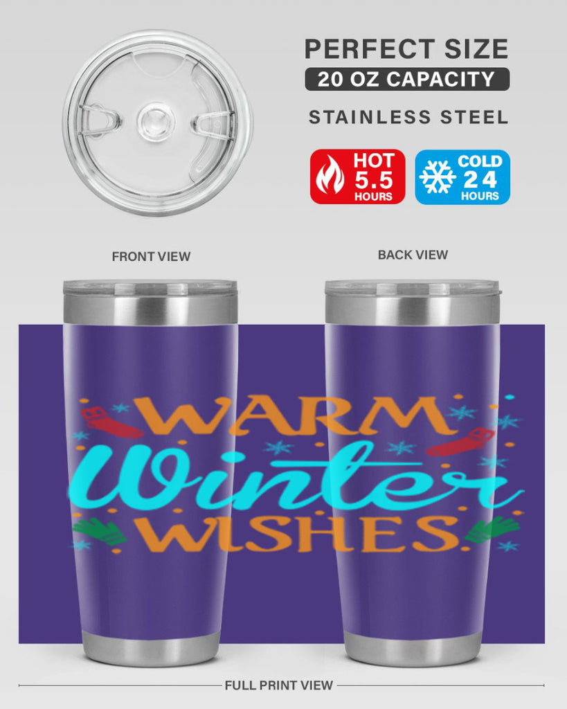Warm Winter Wishes 465#- winter- Tumbler