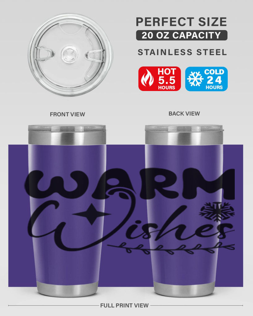 Warm wishes 467#- winter- Tumbler