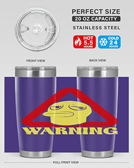 Warning Style 12#- duck- Tumbler