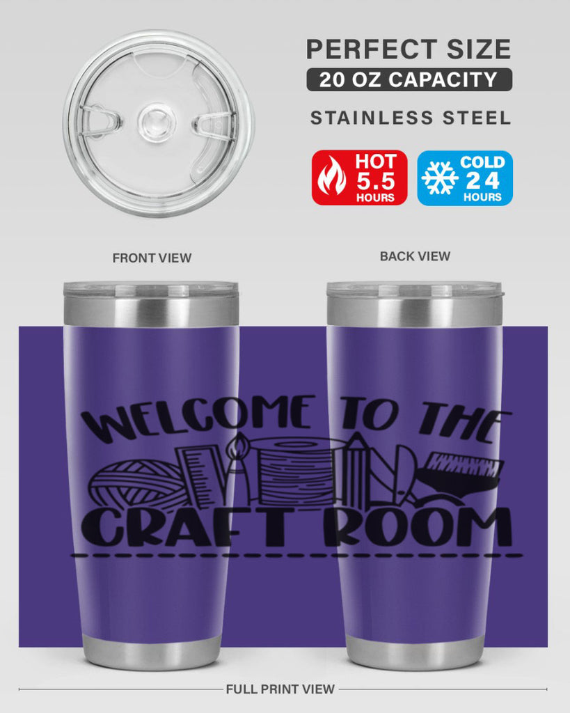 Welcome To the Craft Room 1#- crafting- Tumbler