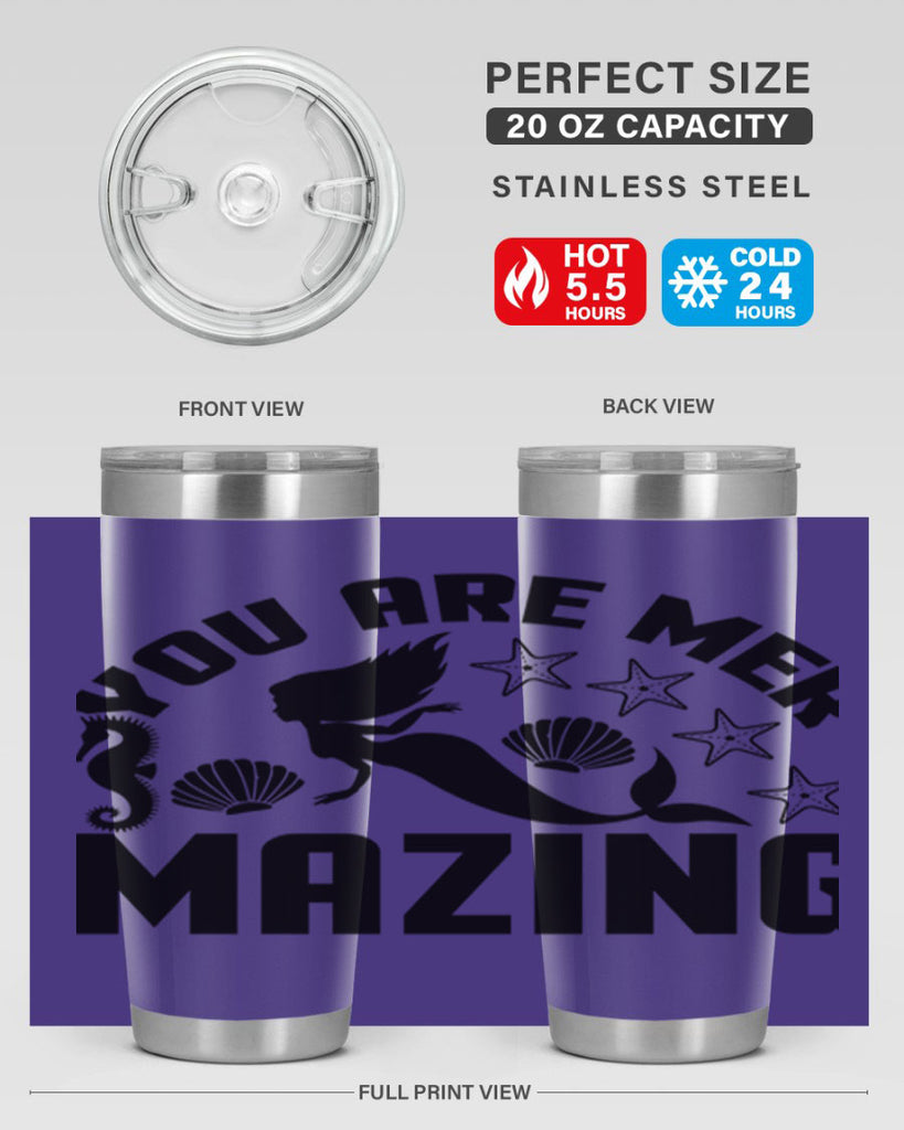 You are mer mazing 685#- mermaid- Tumbler