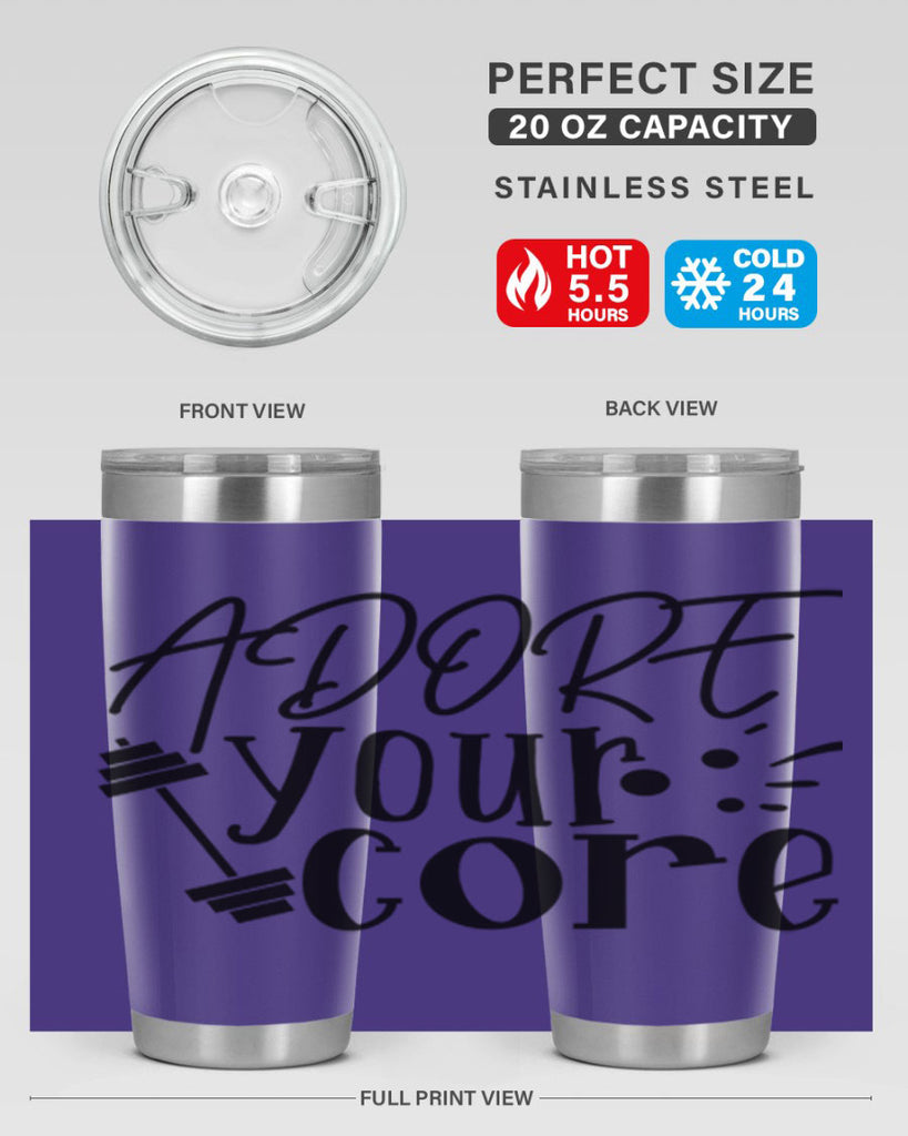 adore your core Style 111#- summer- Tumbler