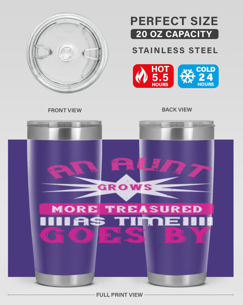 an aunt grows more treasured as time goes by 220#- mom- Tumbler