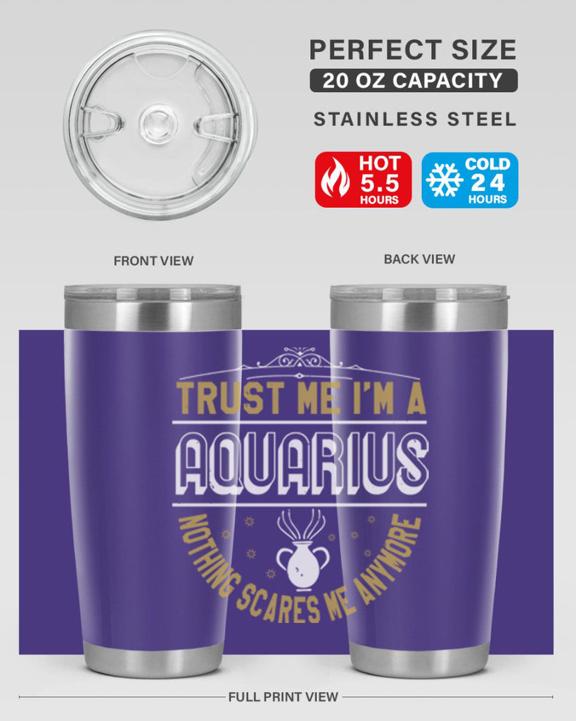 aquarius 87#- zodiac- Tumbler