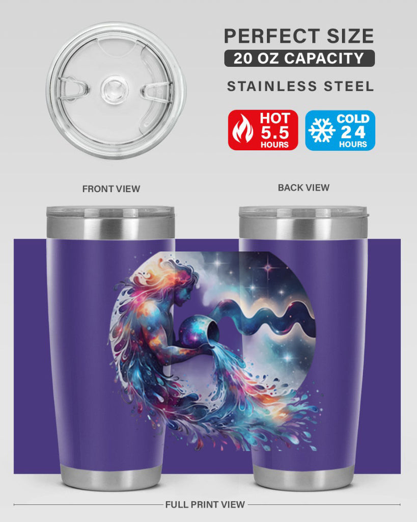 aquarius 88#- zodiac- Tumbler