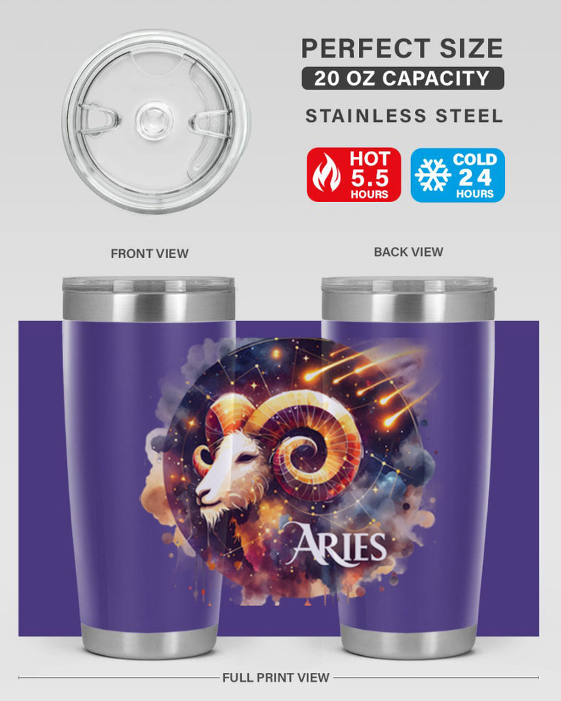 aries 127#- zodiac- Tumbler
