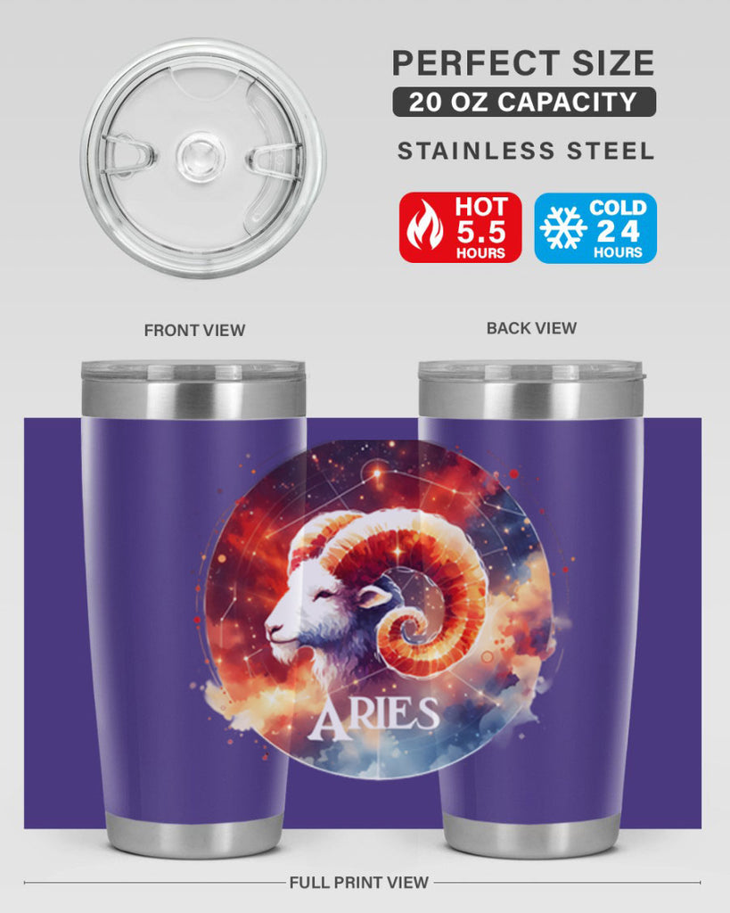 aries 128#- zodiac- Tumbler