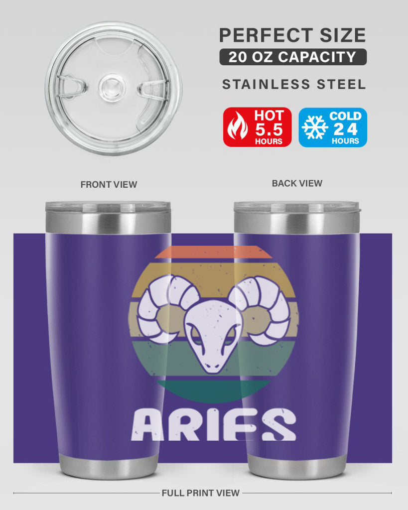 aries 134#- zodiac- Tumbler