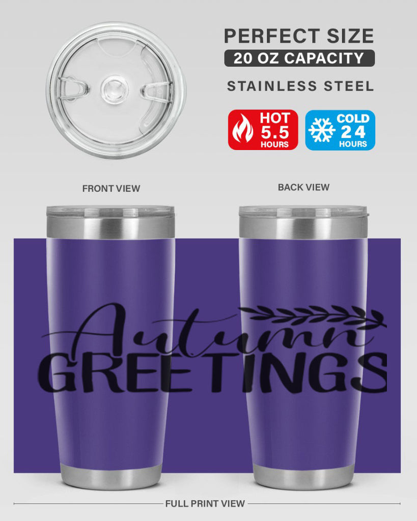 autumn greetings 13#- fall- Tumbler