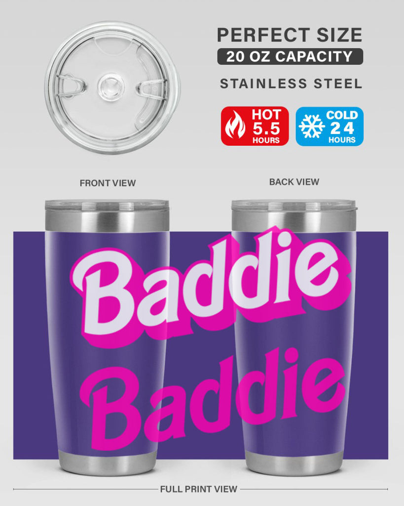 baddie 271#- black words phrases- Cotton Tank
