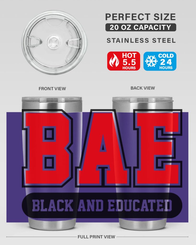 bae black and educated 266#- black words phrases- Cotton Tank