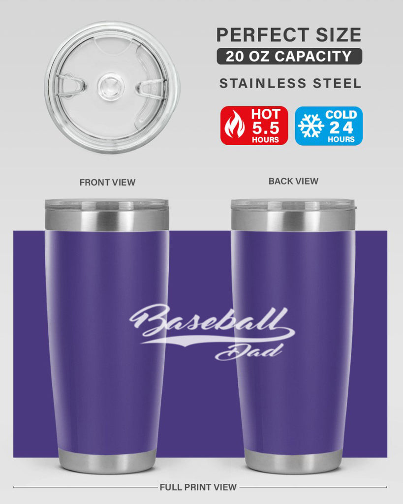 baseball dadi 50#- dad- Tumbler