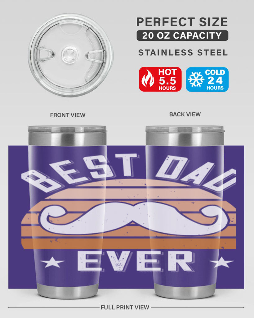 best dad ever 124#- fathers day- Tumbler