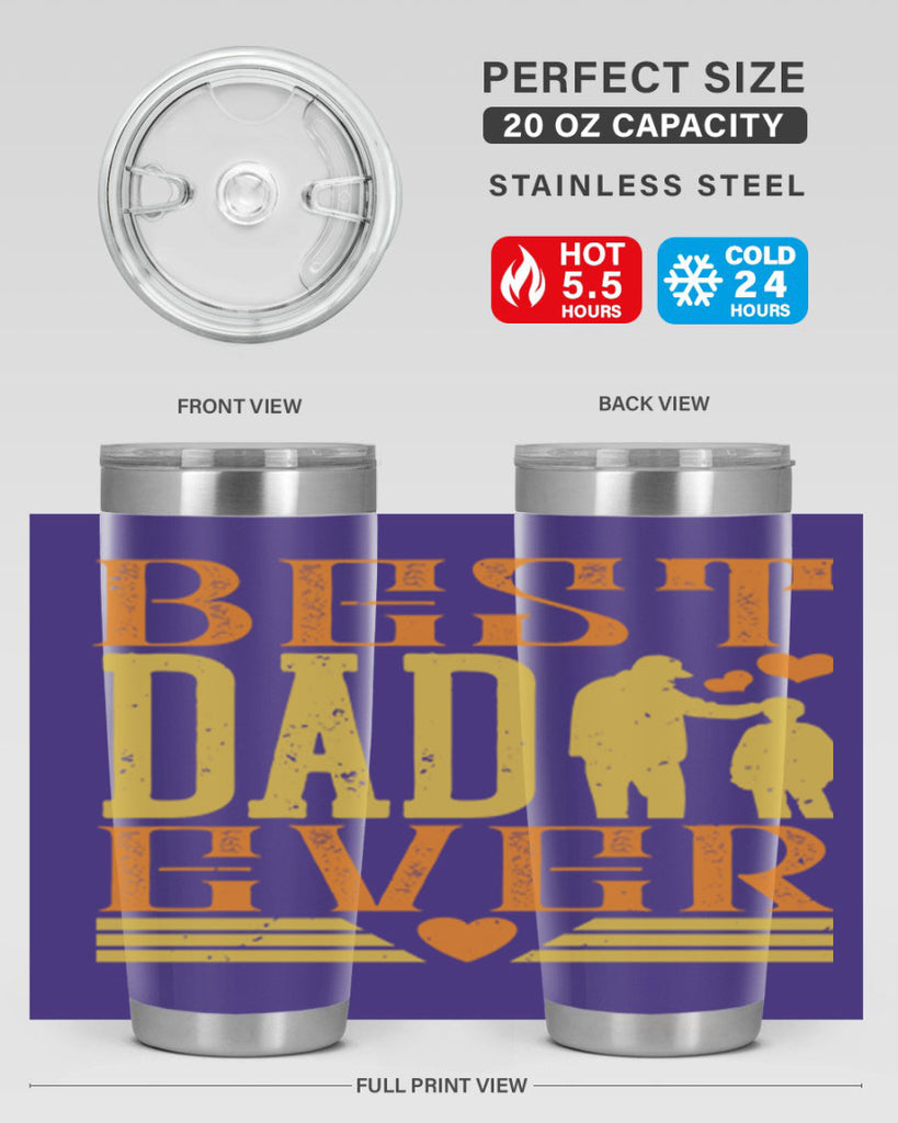 best dad ever 199#- fathers day- Tumbler
