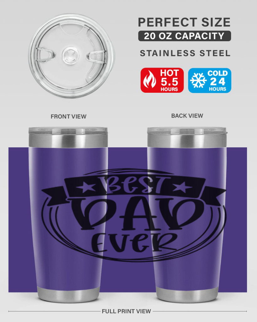 best dad ever 72#- fathers day- Tumbler
