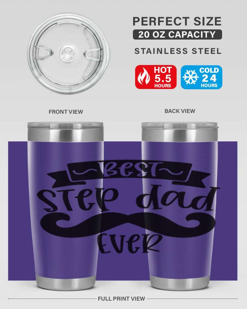 best step dad ever 70#- fathers day- Tumbler