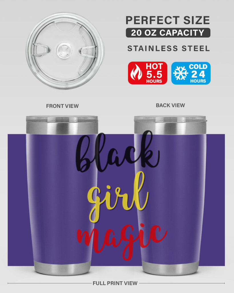 black girl magic color 246#- black words phrases- Cotton Tank