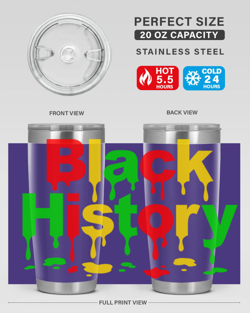 black history drip 241#- black words phrases- Cotton Tank