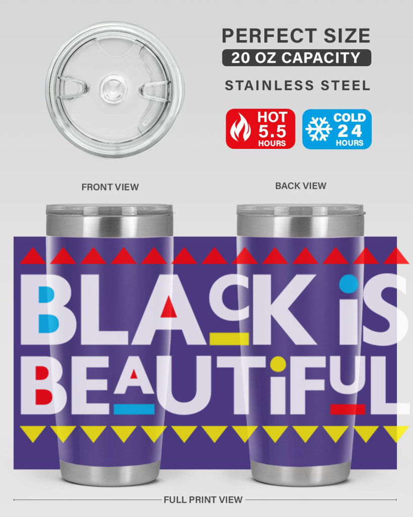 black is beautiful 235#- black words phrases- Cotton Tank