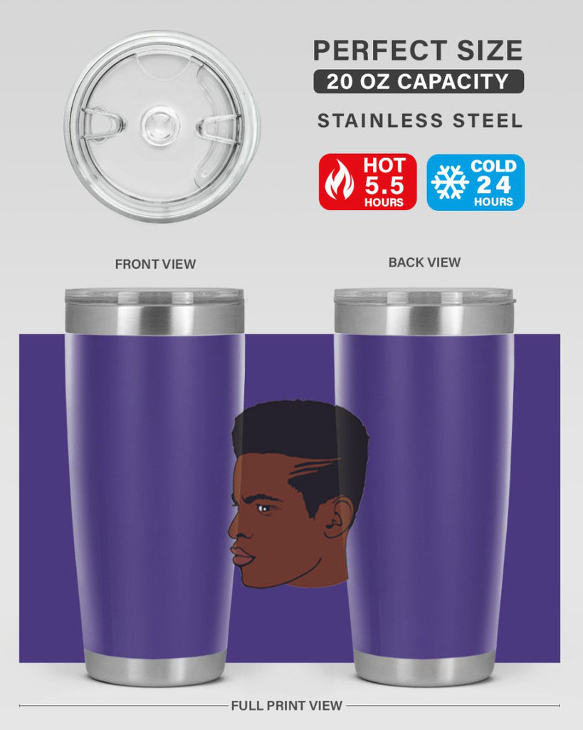 black man 28#- black men - boys- tumbler