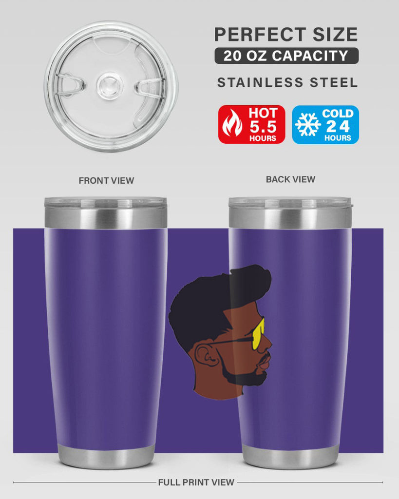 black man 33#- black men - boys- tumbler