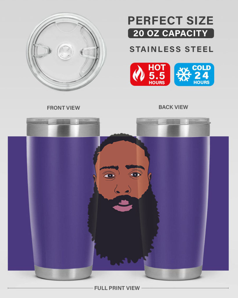black man style 2#- black men - boys- tumbler