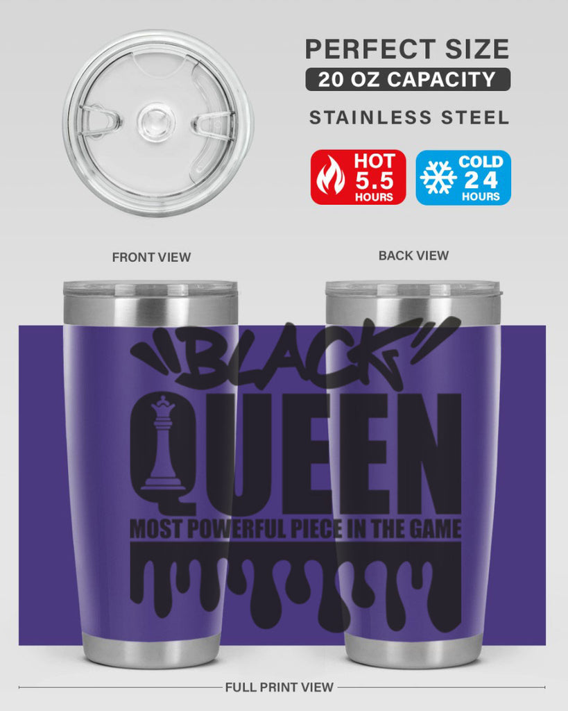 black queen 213#- black words phrases- Cotton Tank