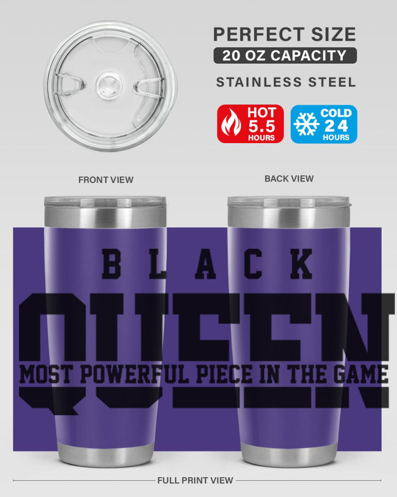 black queen 223#- black words phrases- Cotton Tank