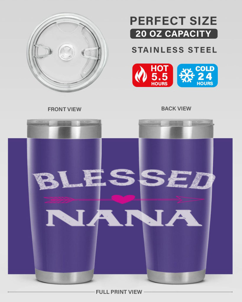blessed nana 34#- grandma - nana- Tumbler